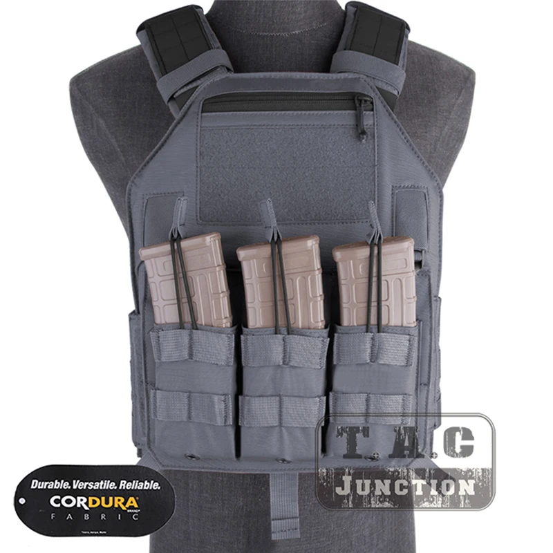 

Emersongear Tactical LBX-4020 A2 Armatus II Plate Carrier W/ M4 Mag Pouch Lightweight Adjustable Body Armor Slick Vest WG
