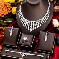 missvikki luxury necklace bracelet earrings ring jewelry sets for africa dubai women wedding bridal jewelry set ins trendy