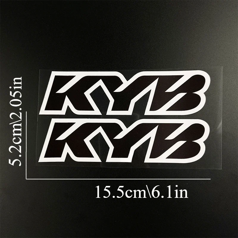 

Светоотражающие наклейки на амортизатор KYB для мотоцикла, мотоцикла, модифицированного автомобиля, персонализированной декоративной наклейки