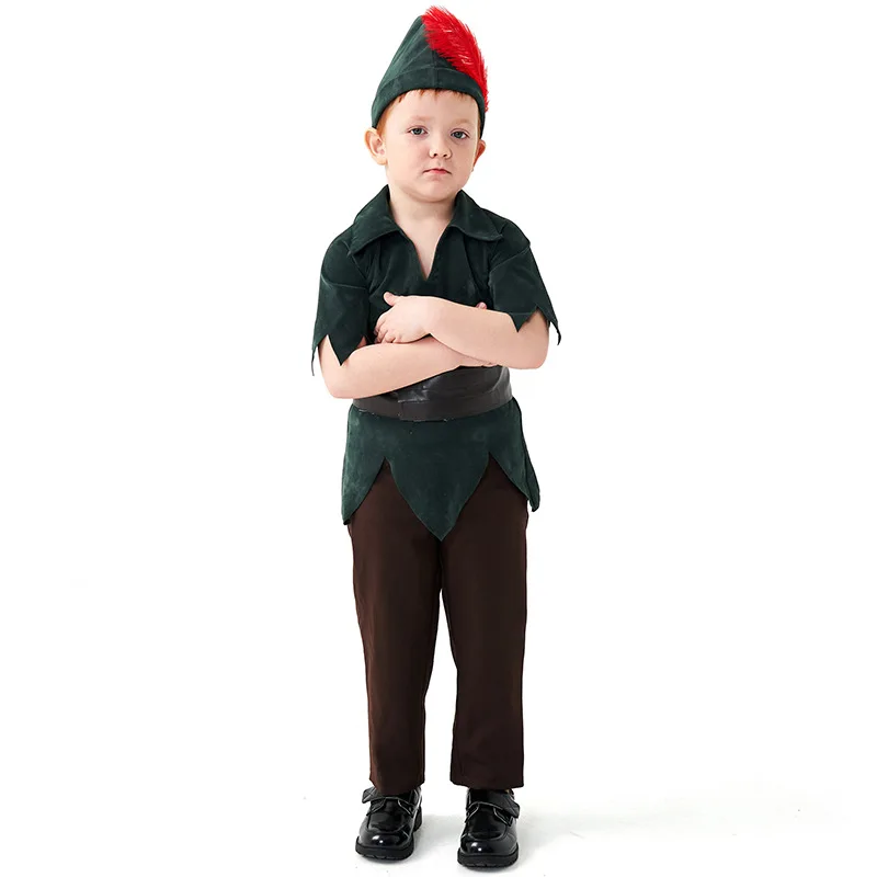 Костюм Робина Гуд для мальчиков детские костюмы охотника Арчера на Хэллоуин