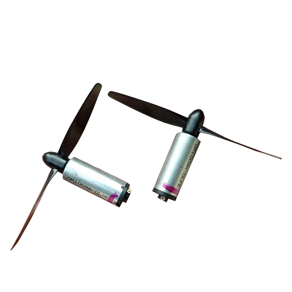 2 набора, M50 3-6 в, двигатель постоянного тока 15000 об/мин, микро двигатель постоянного тока с черным пропеллером, модель самолета CW CCW, детали «сделай сам»