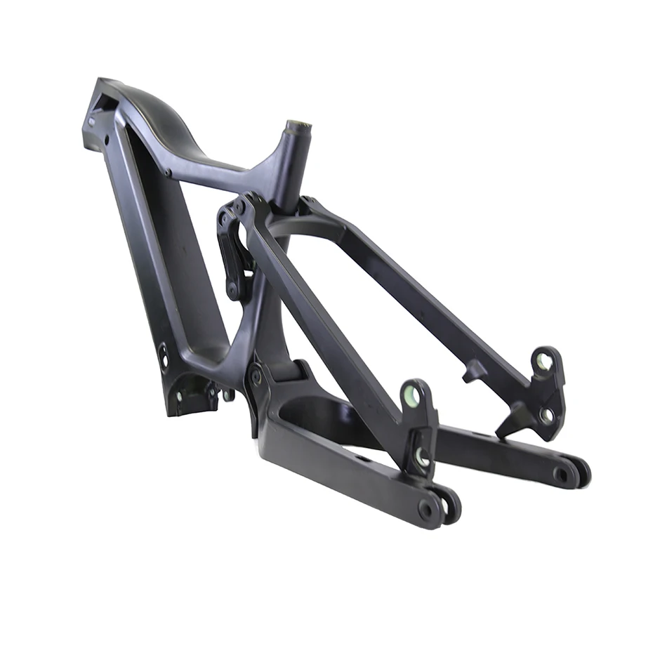 

1000w full suspension ebike frame mid drive m620 bafang frame mtb carbon ebike frame