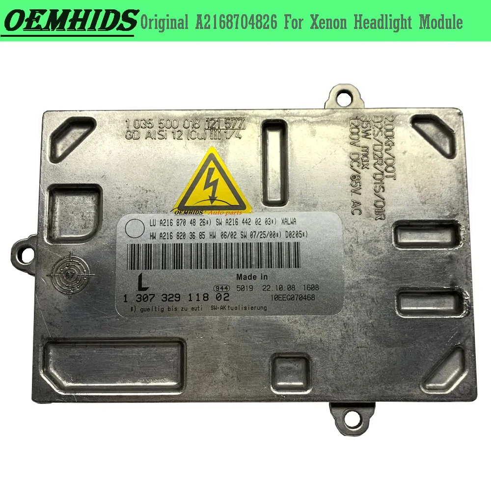 130732911802 D1S D1R оригинальный балласт 130732911801 для 05-09 S-Class W216 W221 CL63 S300 S350 модуль HID фары A2168704826