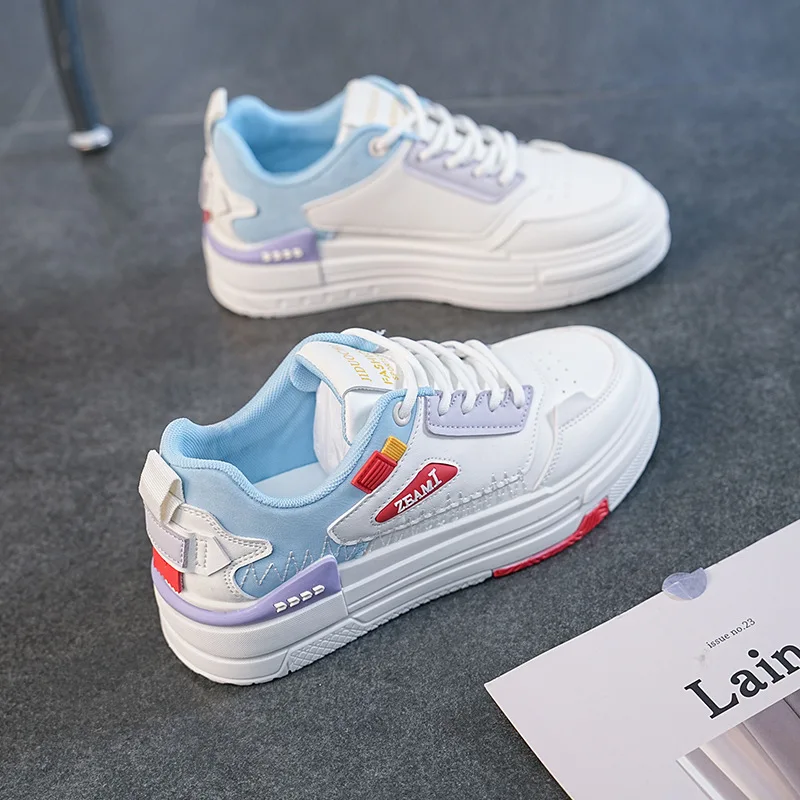 New Design Women Sneakers Fashion Breathable Non-slip Shoes Women Thick Bottom Sneakers Women Leisure Footwear Size 40