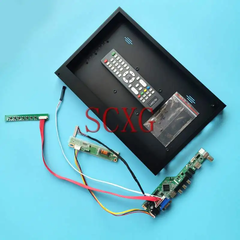 

Плата драйвера аналогового ТВ + металлический чехол подходит для N141X3 N141X5 N141X6 N141X8 1024*768 1CCFL 14,1 "комплект LVDS 20 Pin VGA HDMI-совместимый AV RF