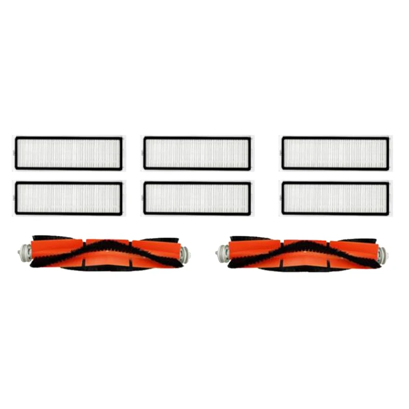 

8 Pcs Replacement Parts Main Brush Hepa Filter For Dearme L10plus Robotic Vacuum Cleaner For Household Cleaning