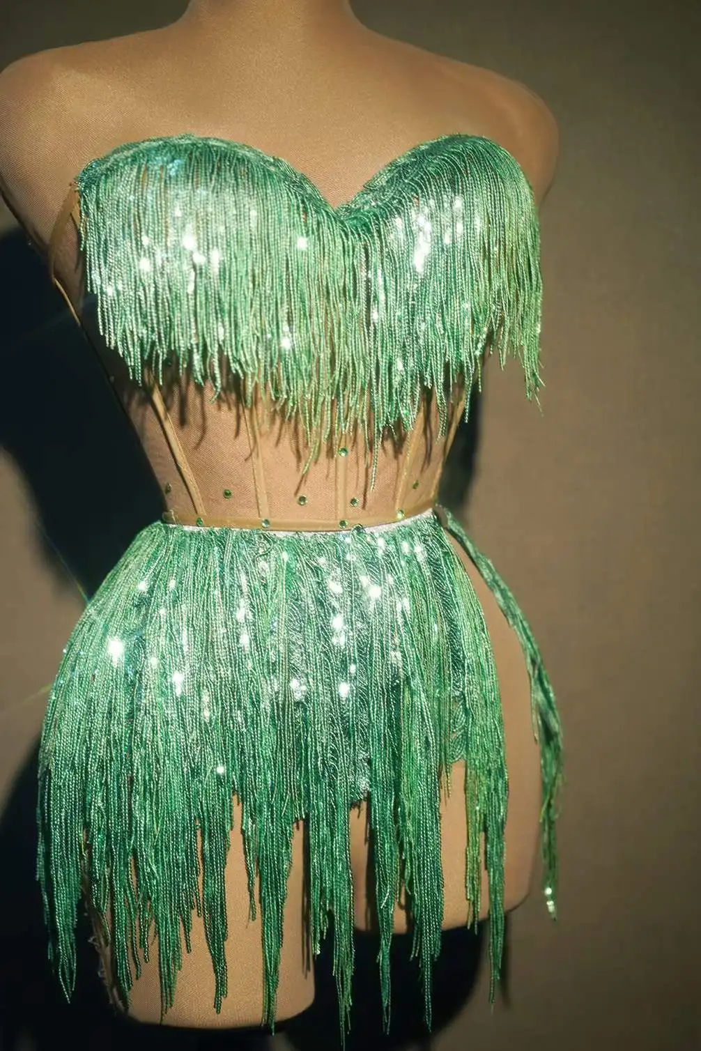 Новый женский костюм Drag Queen танцевальная одежда Gogo сексуальное эластичное