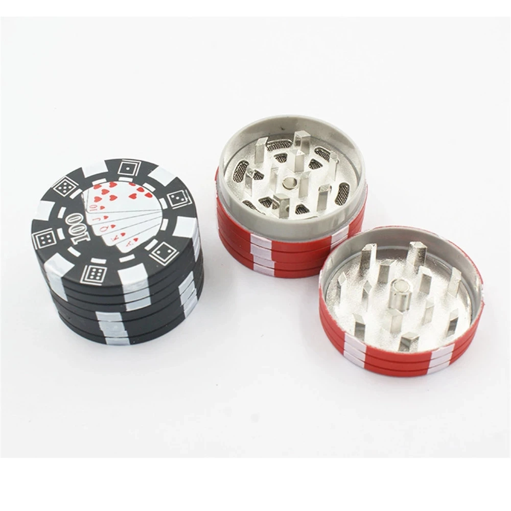 

2022 New 3-Layer Aluminum Alloy Herbal Herb Tobacco Grinders Cigarette Tobacco Grinder Cylinder Hand Crank Smoking Accessories