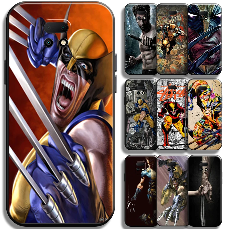 

Marvel X-Men Wolverine For Xiaomi Redmi 10X Pro 5G 10X 4G Black Carcasa Cover Liquid Silicon Back Shell Coque