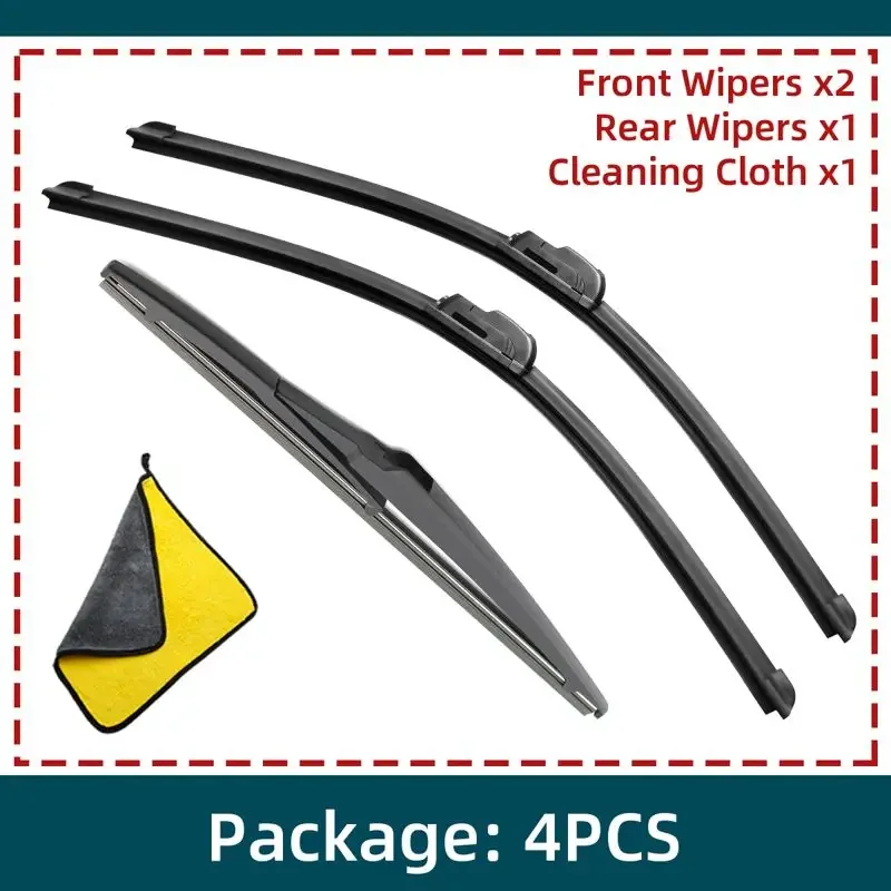 

Щетки стеклоочистителя автомобиля подходят для TOYOTA Land Cruiser 200 J200, щетки заднего стеклоочистителя из мягкой резины, авто переднее лобовое стекло