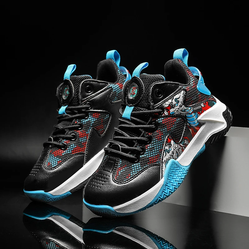 Children's Shoes Kids Sneakers Boys Basketball Shoes Mesh Breathable Sport Shoes Boys Girls Casual Shoes Footwear Tenis Infantil