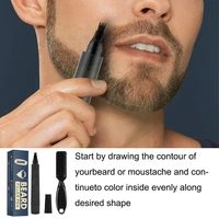 men beard pencil filler pencil waterproof long lasting brush moustache coloring pen enhancer moustache shape repairing q7q0