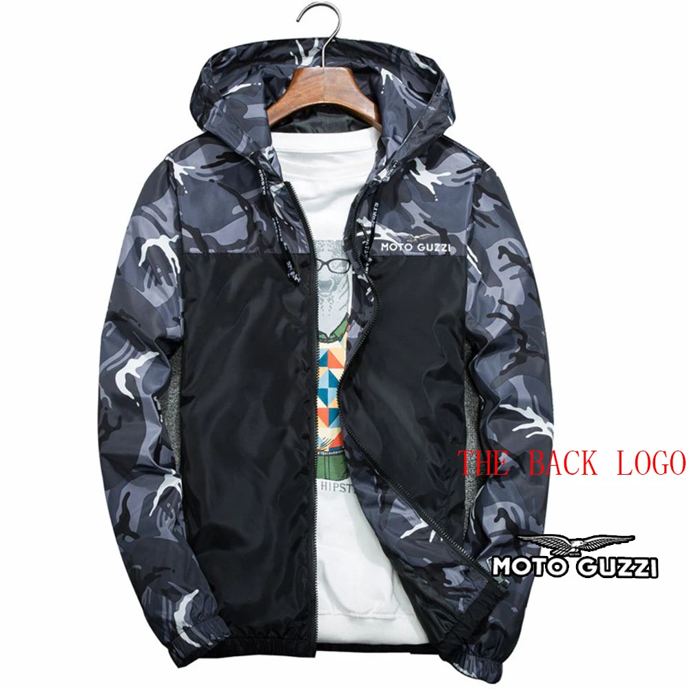 

Мужская куртка в стиле милитари, с капюшоном и защитой от ветра