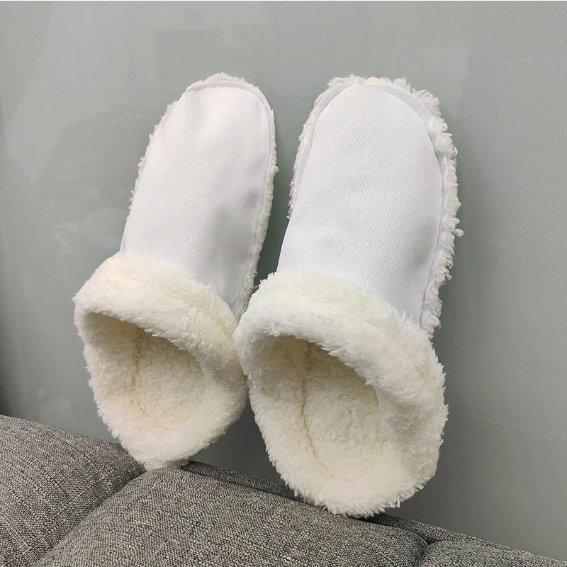 Shoes Plush Cover Thickened Winter Shoes Liners Replacement Fur Insoles Shoes Cover Clogs Furry Inserts Warm Shoe Cover Hole images - 6