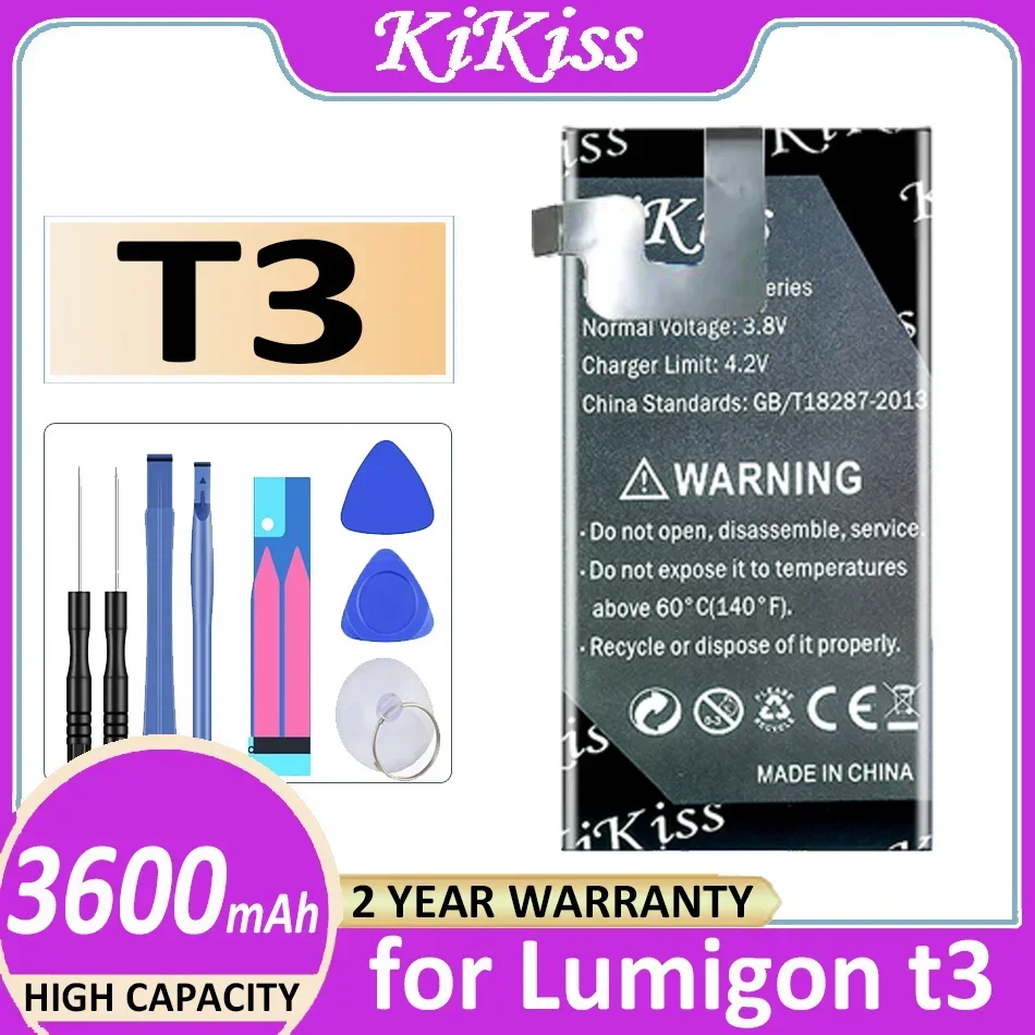 Аккумулятор T3 3600мАч для Lumigon t3 Bateria