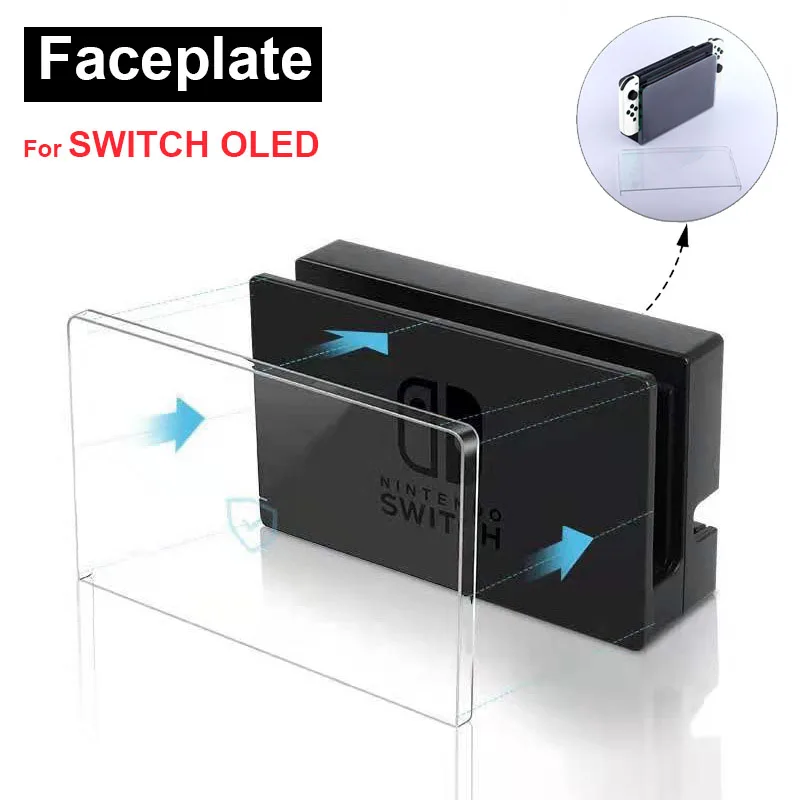 Градиентный жесткий пластиковый защитный чехол для Nintendo Switch OLED док-станции |