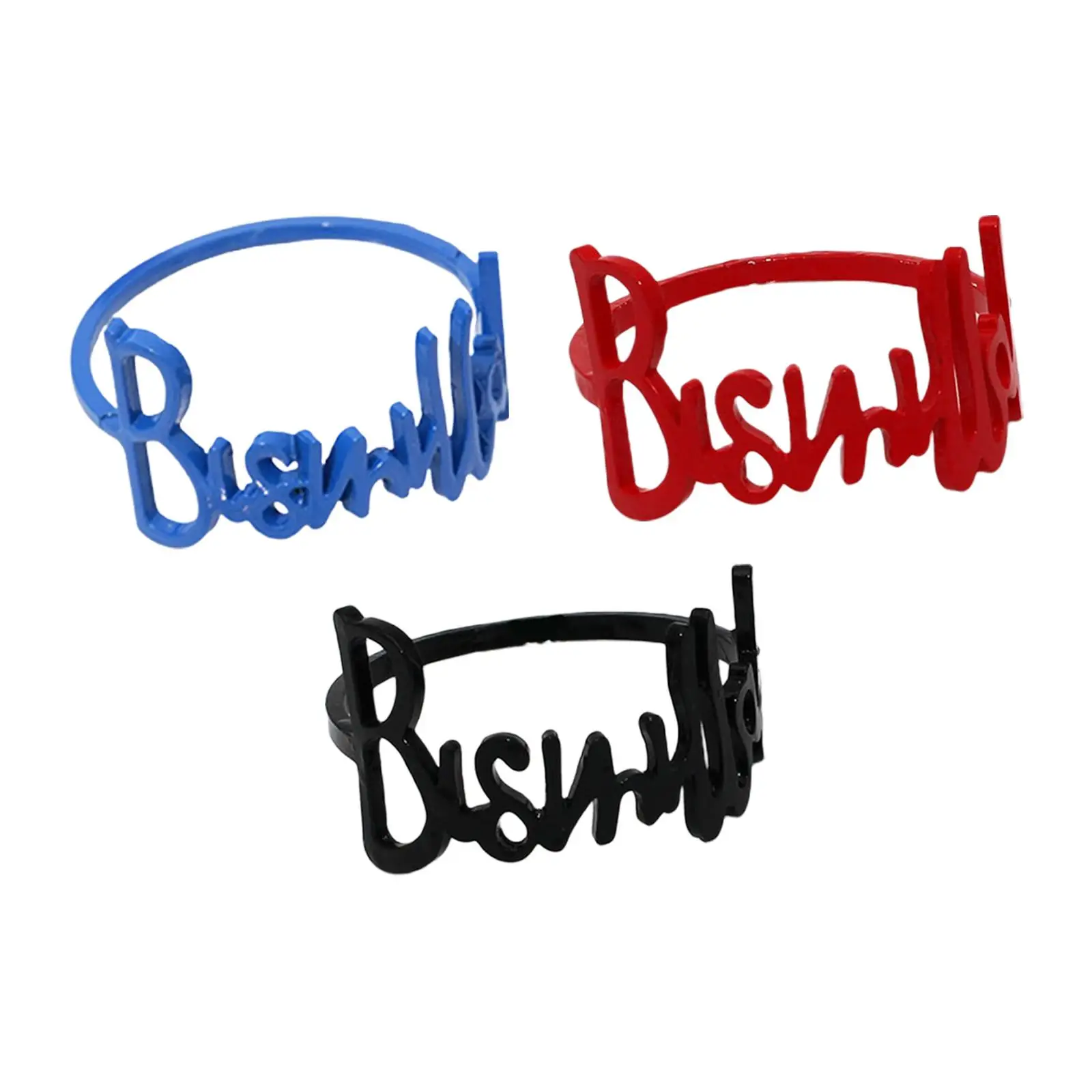 

Bismillah Letter Napkin Rings Set*6x Napkin Rings Holder for Dining Table