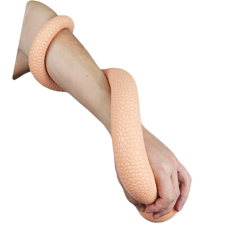 Супер длинная 60 см плетка-змея Анальная пробка огромные искусственные анальные