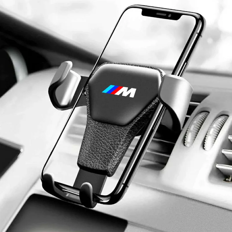 Фото Держатель для телефона в автомобиль, крепление на воздуховод, для BMW M Performance 1, 3, 5, 7 серии, M3, M4, M5, M6, X1, X3, X5, X6, F20, F40, F10 №1