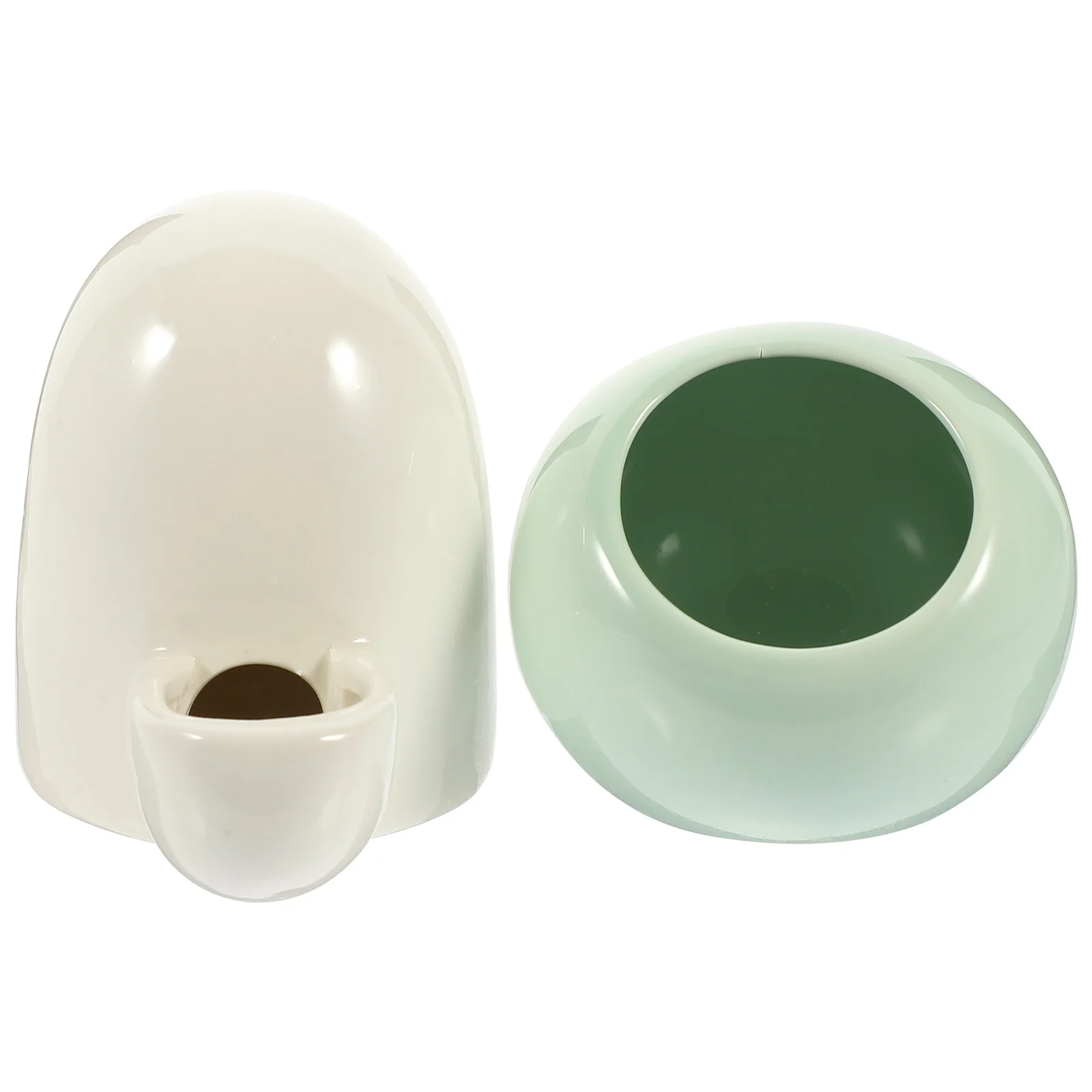 

Hamster Water Bowl Bowls Ceramic Waterer Guinea Feeder Chicken Rutin Dishes Bottle Dish Automatic Bird Drinking Pet Dispenser
