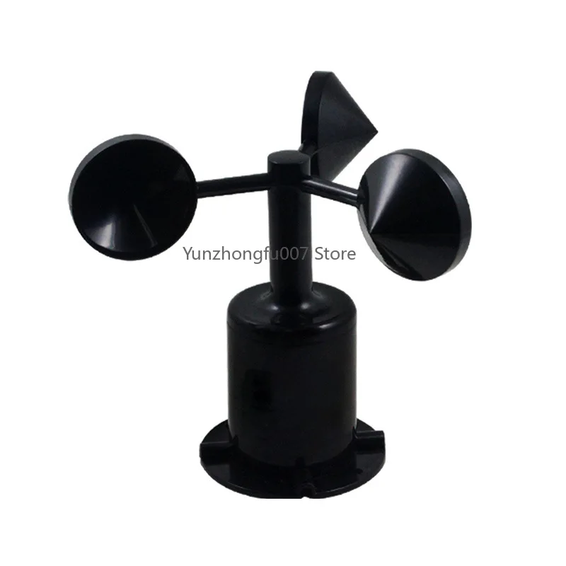 Wind speed sensor Three cups anemometer RS485 signal measuring instrument