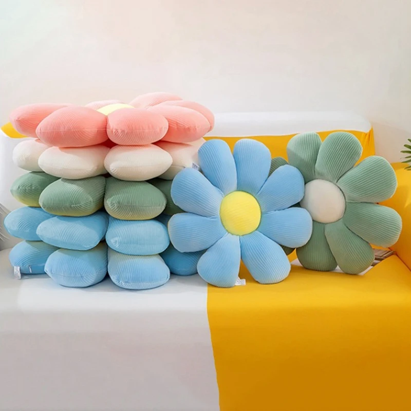 Милая подушка мягкая игрушка-цветок кукла супер для сиденья на диване татами