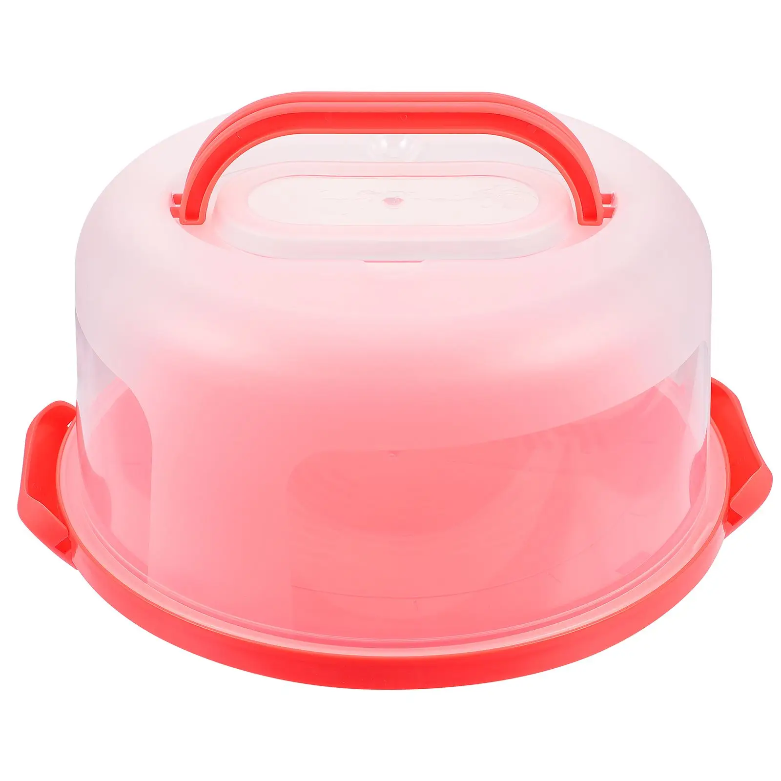 

10Inch Reusable Cake Pastries Box Cake Storage Holder Plastic Cupcake Box Wedding Birthday Cake Packaging Box