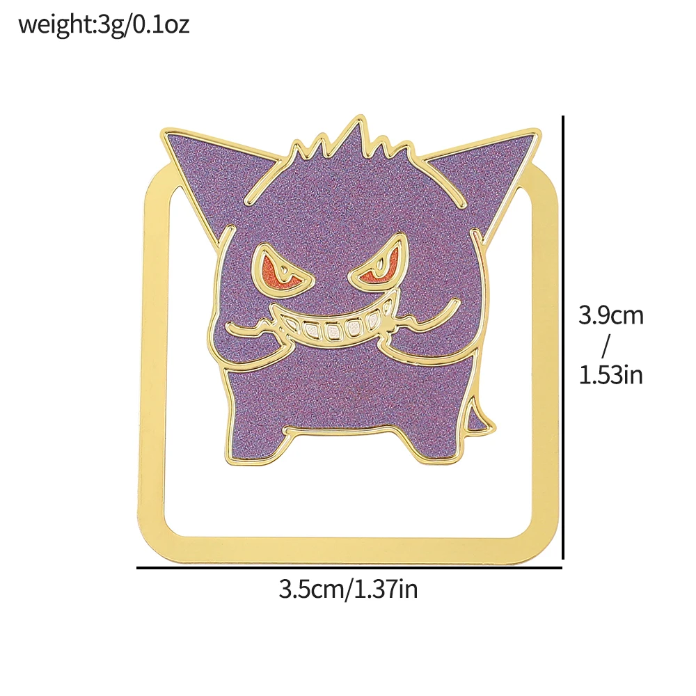 Металлические закладки Покемон MINISO