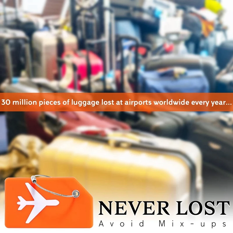 Силиконовые бирки для багажа чемодан сумка путешествий чемодана с именной