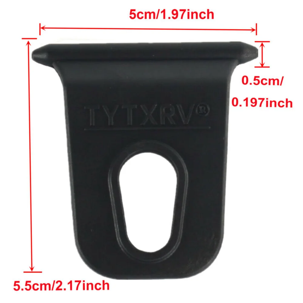 

10X Black Universal Awning Clothes Hook For RV Camper Caravan Party Light Holder Hook Racks