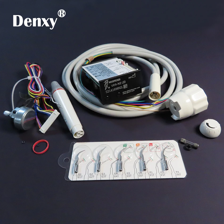 Denxy 1set High Quality  N2/N3 LED Ultrasonic Piezo Electric Built-in Scaler For Dental Unit Teeth Cleaning Whitening