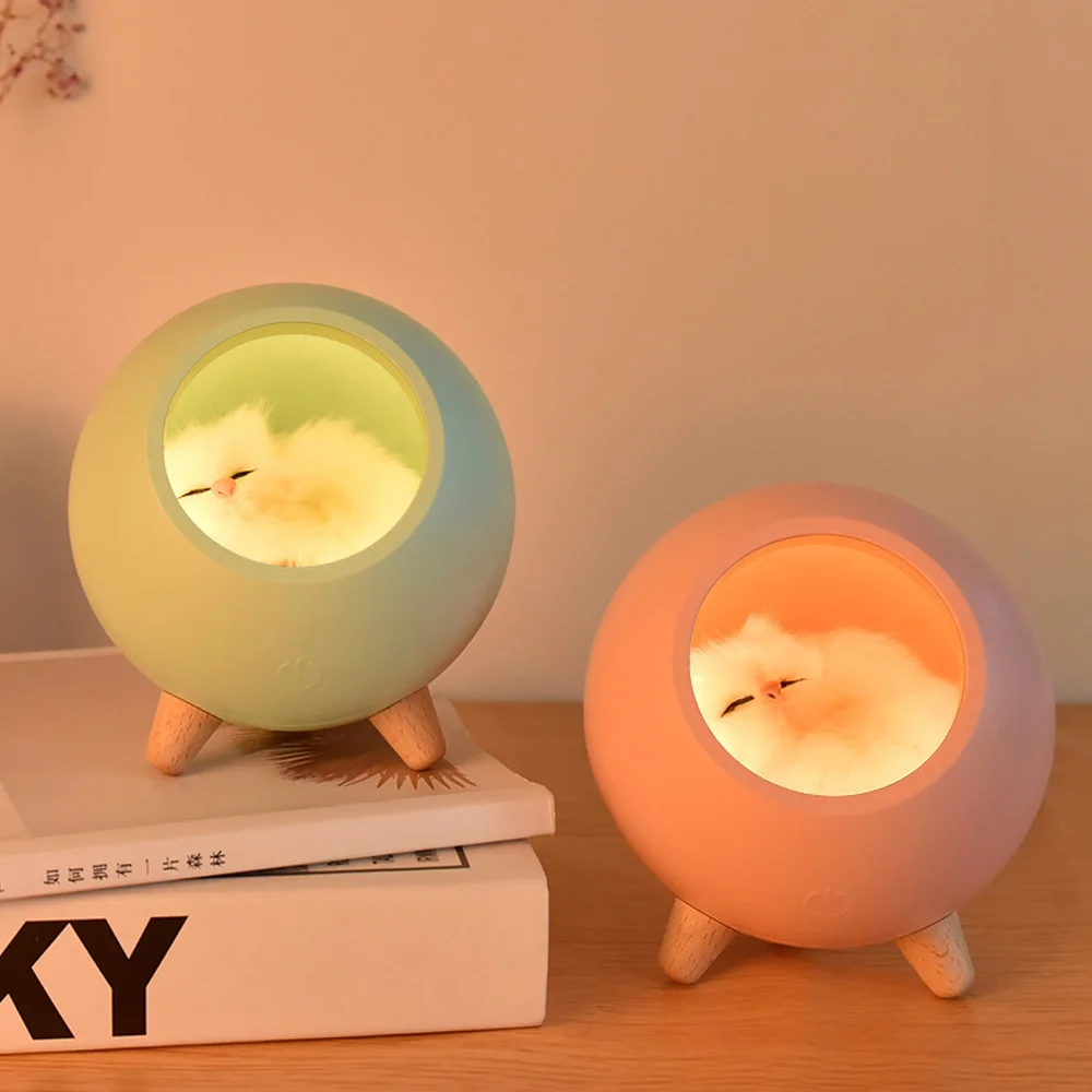 

USB Table Lamps Charging Touch Desk Lamp LED Night Light Desktop Decorative Lamp NEW Pet House Night Light Bedside Sleeping Lamp