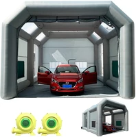 sewinfla 23x20x14 5ft giant outdoor portable inflatable paint spray booth professional durable inflatable paint tent for car