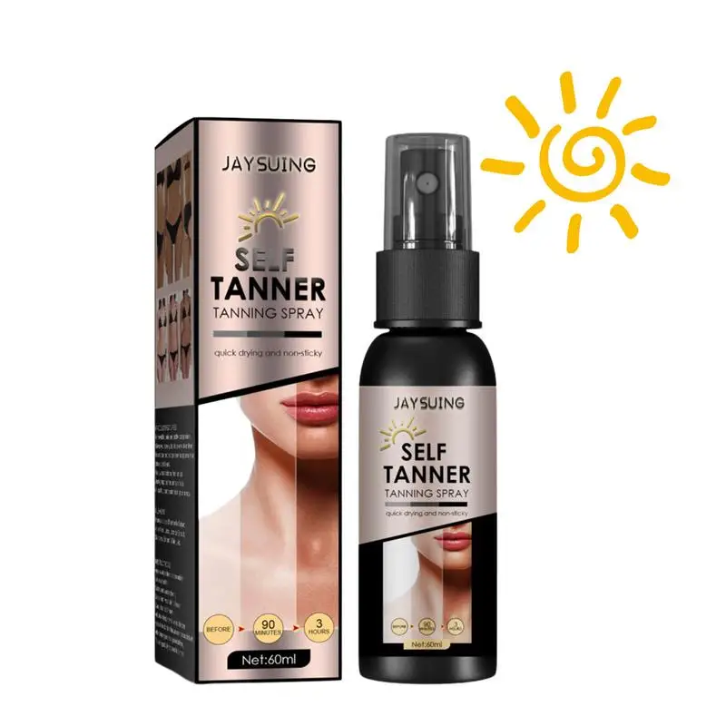 

Self Tanning Solution Moisturizing Self Tanner Sprays Moisturizing Tanning Solution Bronzing Water Face Mist Suitable For All