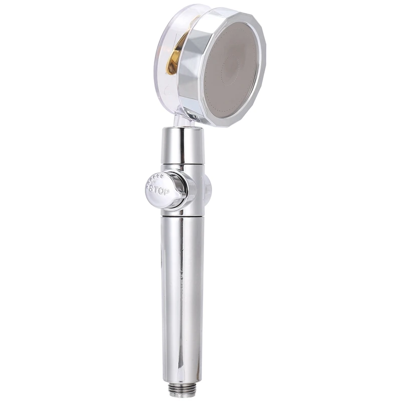 

Съемная ручная насадка для душа, водосберегающая Вращающаяся насадка с небольшим вентилятором, Распылительная насадка высокого давления «...