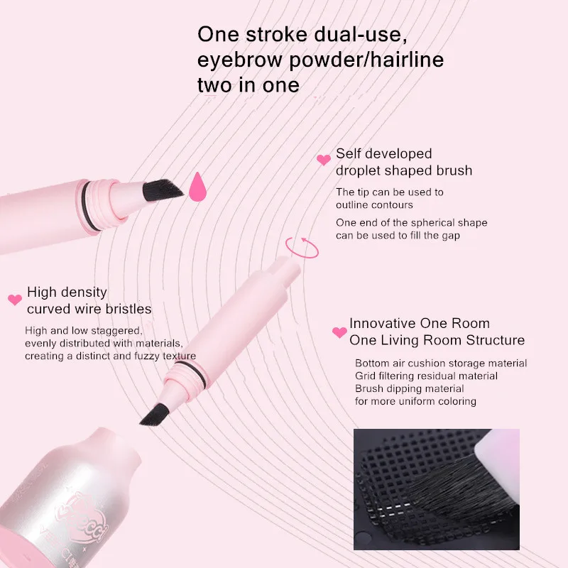 VEECCI водный жидкий карандаш для бровей натуральный долговечный водостойкий