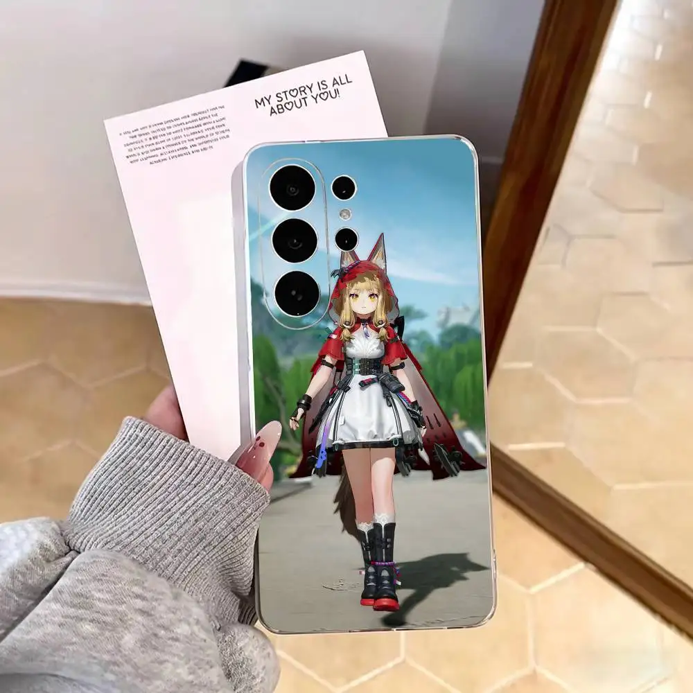 Чехол для телефона Rossi Arknights Endfield Game для Samsung S25, S24, S21, S22, S23, S30, Ultra, S20, Plus, Fe. Прозрачный чехол. (art.: 3920dcd96bedf) - 3920dcd96bedf