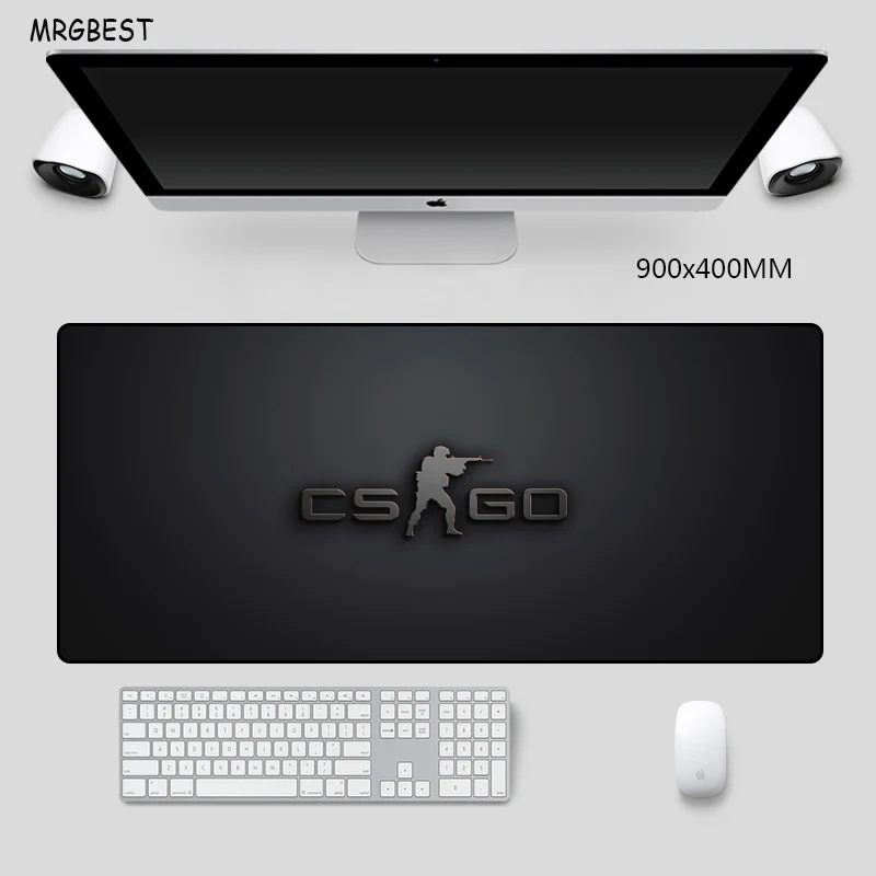 

MRGBEST Gaming Mause Pad Extra Large COGO Black Background Non-slip Rubber Pads Desk Mouse Mats Computer Accessories for Gamer