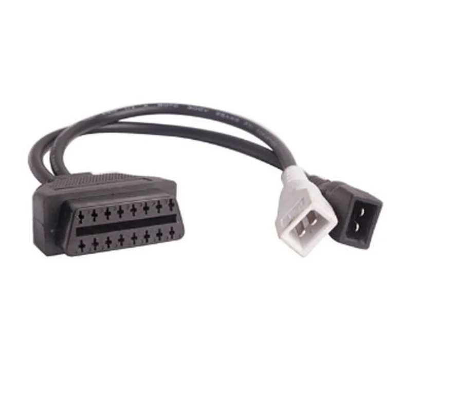 Адаптер для кабеля диагностики автомобиля 2P 2P на 16Pin OBD2, переходник VAG для AUDI 2X2 OBD1 OBD2, Женский Разъем для VW Skoda