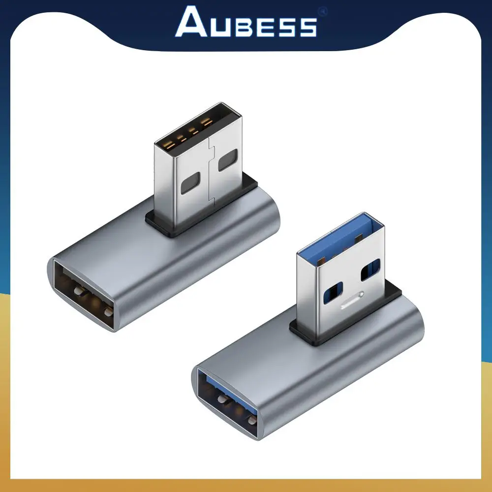 

10gbps Usb Converter For Laptop Pc Convenient High-speed Standard Usb Connector Small U-shaped Office Accessories Black 3a
