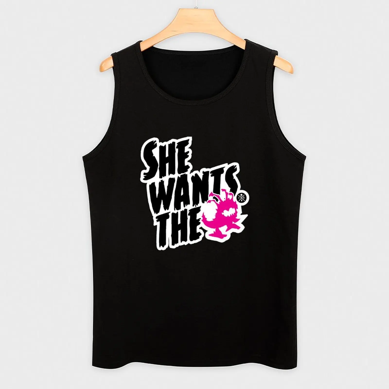 Фото Она хочет приобрести майку Kog Tank Top Everyday Basic Tank Top Comfort Cotton Undershirt. №3