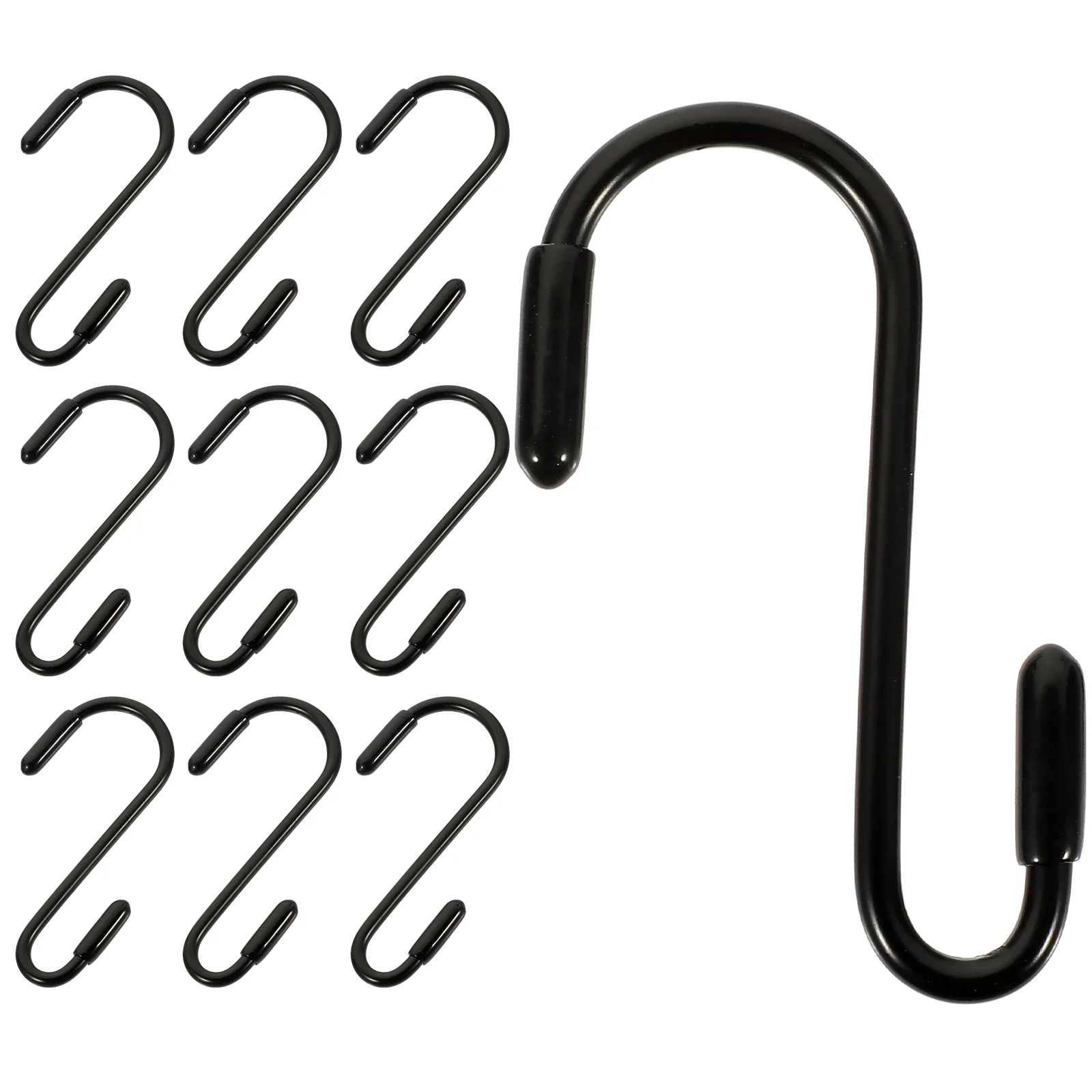 

12pcs S Hook Ornament Iron Hook Heavy Duty 2.4 Inch Small Hook For Hanging