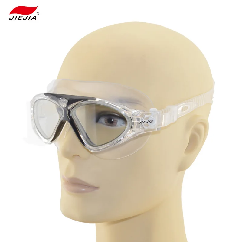 

Anti-Fog Adult Swim Goggles - Waterproof, UV Protected, Adjustable Nose, JIEJIA Model J8170A