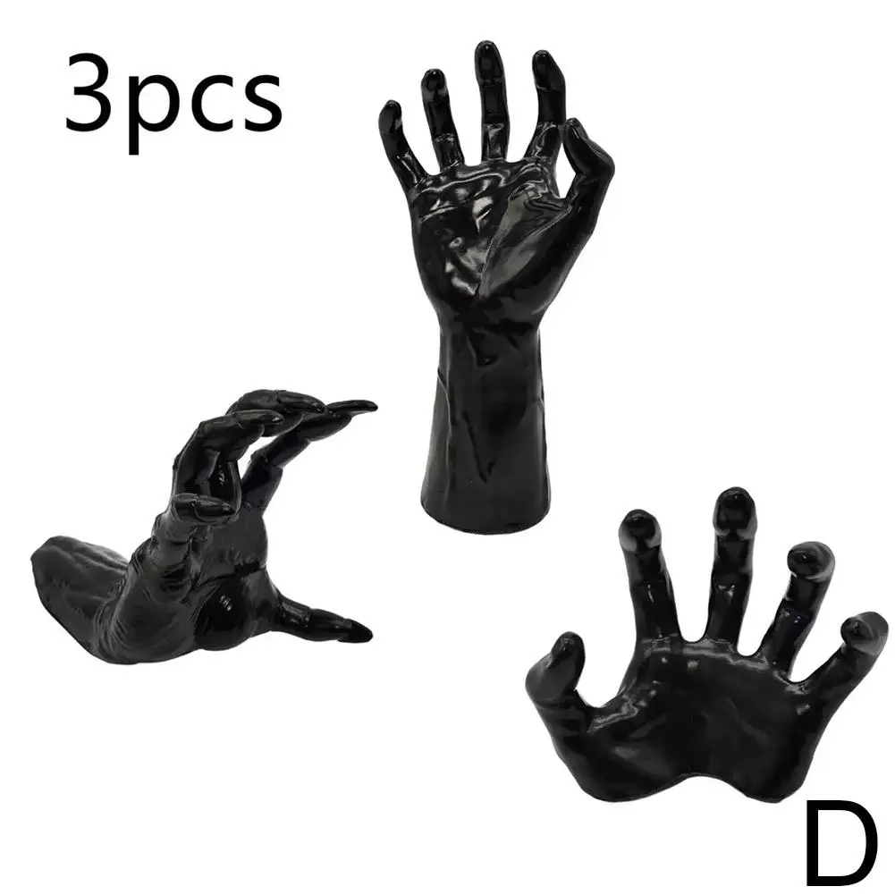 Настенный держатель для свечей на Хэллоуин жуткая захватывающая страшные руки