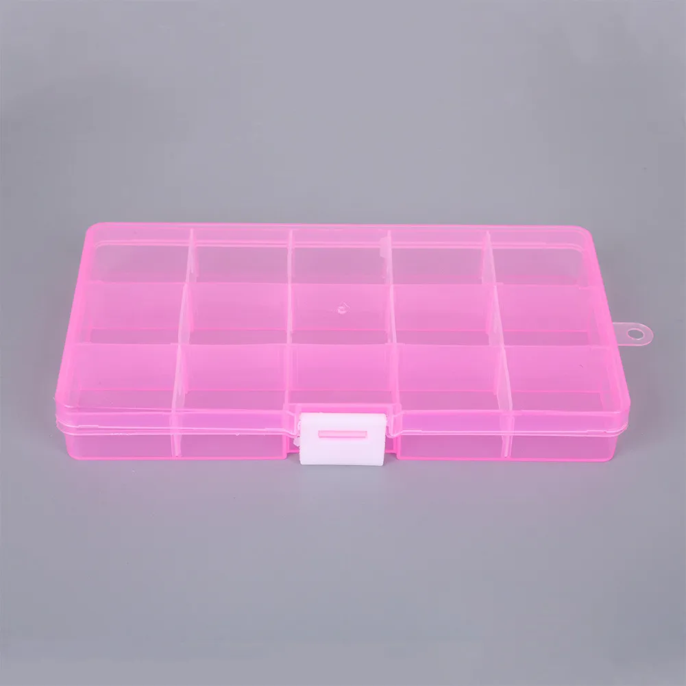 

Durable New Practical Home Office Storage Boxes Container Organizer Small Tools Plastic Replacement Tool 15 Gird