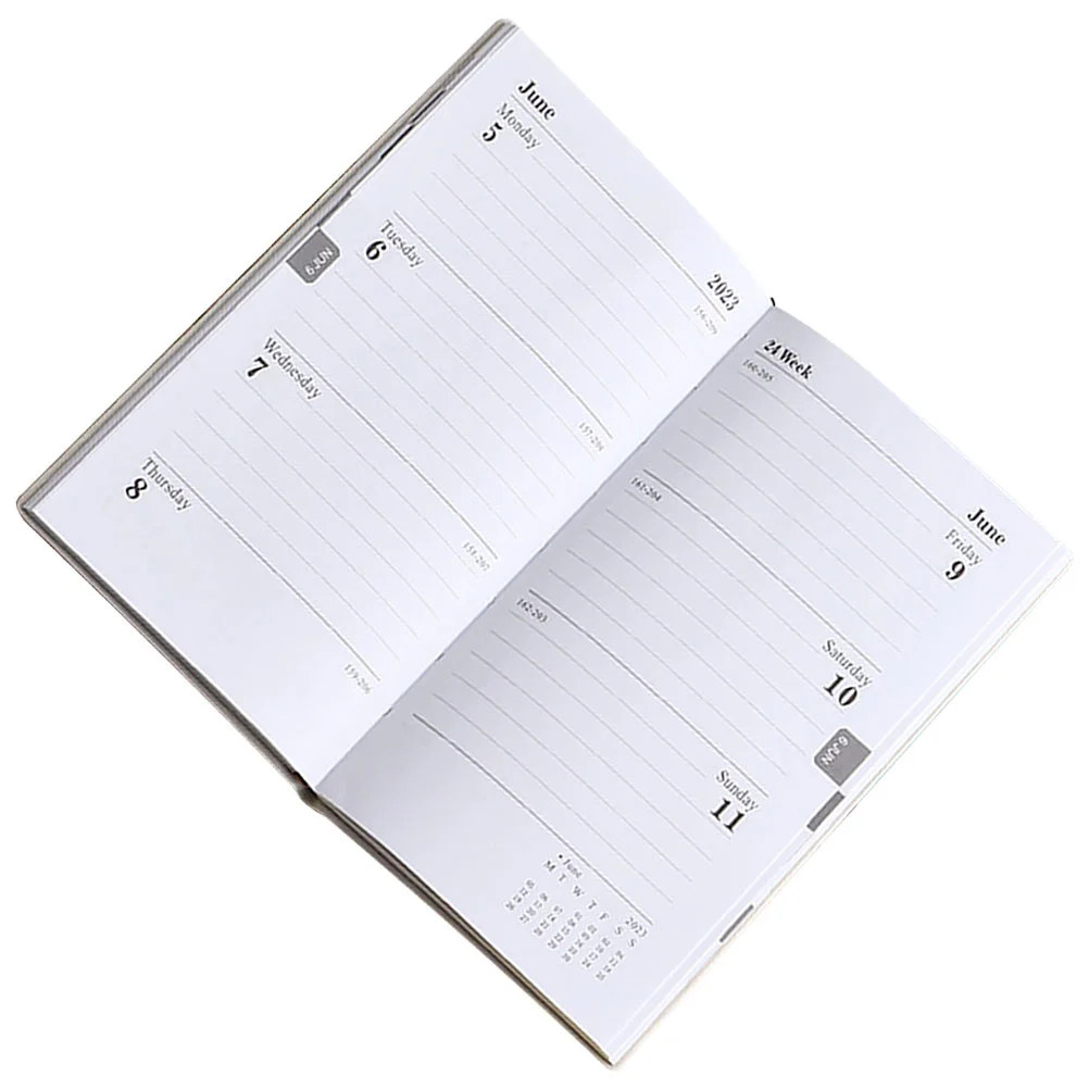 

Planner Notebook Journal Monthly Appointment Calendar Daily Book Notepad Hourly Weekly Subject Schedule Officedo List Goal Life