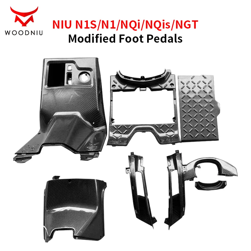 

NIU N1S N1 NQi NQis NGT Shell Carbon Fiber Toolbox Foot Pedal Housing Motorcycles Scooter E-bike Modified Part Accessories