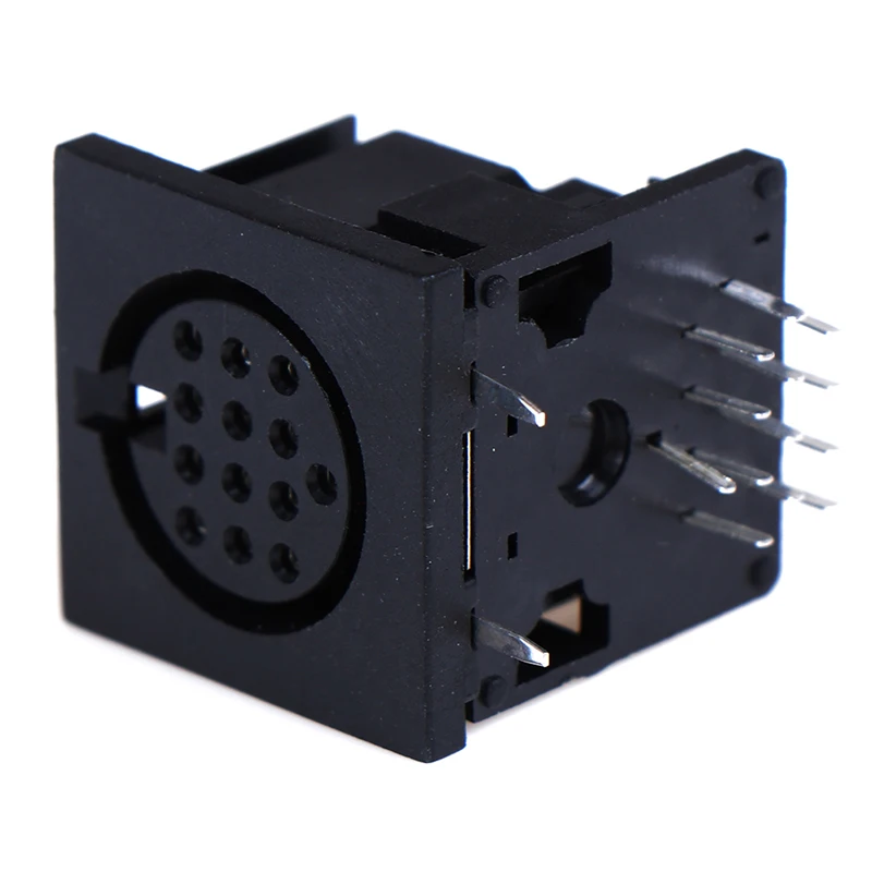 

1pc DIN 13 Pin Circular Jack Female Panel Mount PCB Mount Connector Adapter