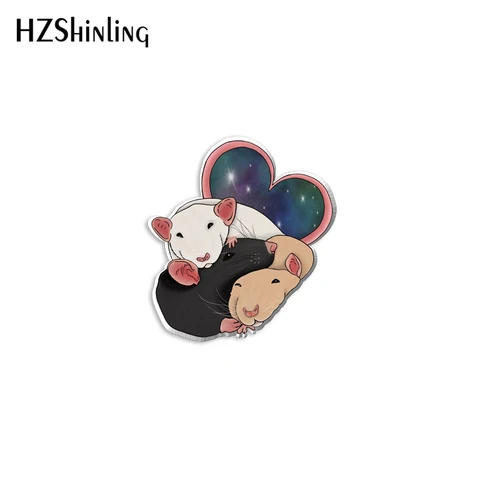 Брошь-бабочка крыса HZSHINLING