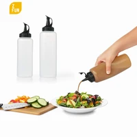 condiment squeeze bottle set plastic with caps refillable with wide mouth for sauces paint oil condiments salad dressings